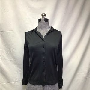 Vintage Double Knit Nylon collared blouse